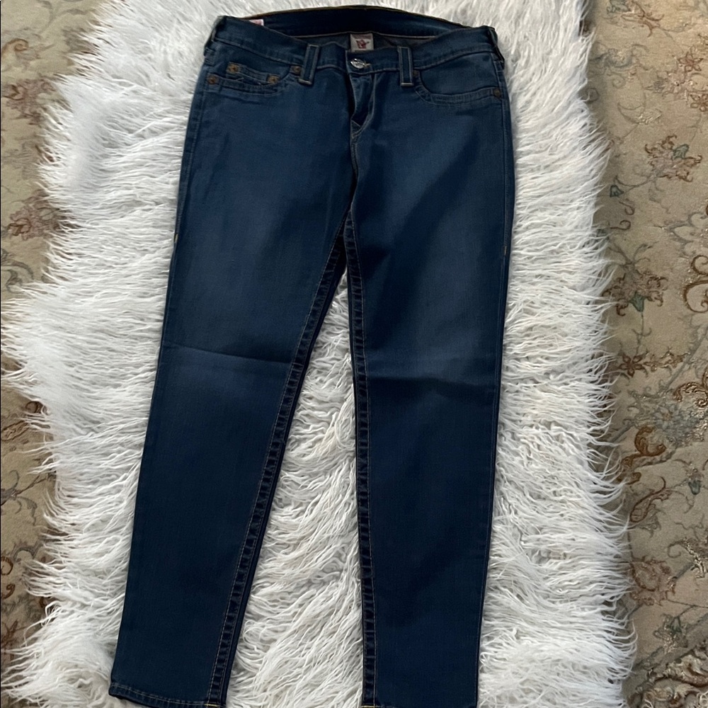 True Religion Dark Blue Skinny Jeans
